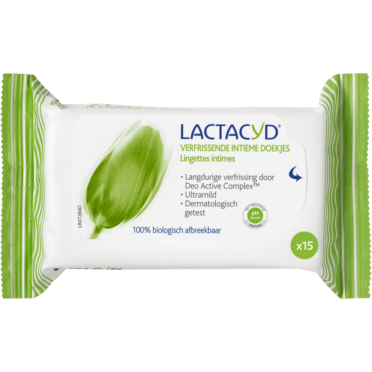 Lactacyd Verfrissende Intieme Doekjes 15 stuks