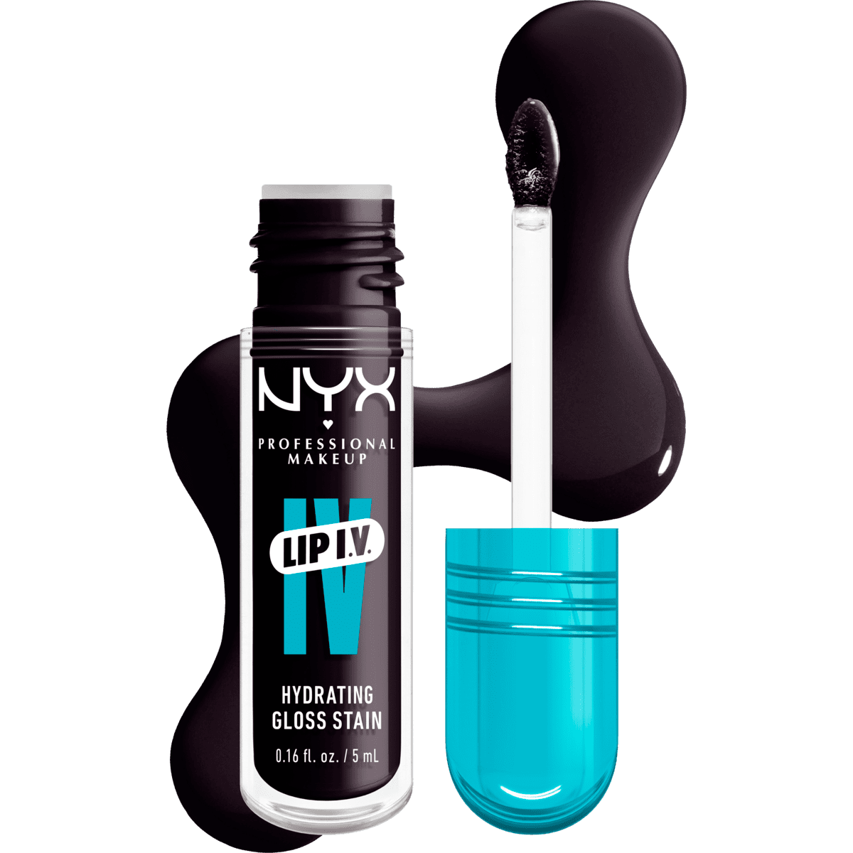 NYX Professional Makeup Lip IV Hydraterende Lipgloss Stain Grape Gushin