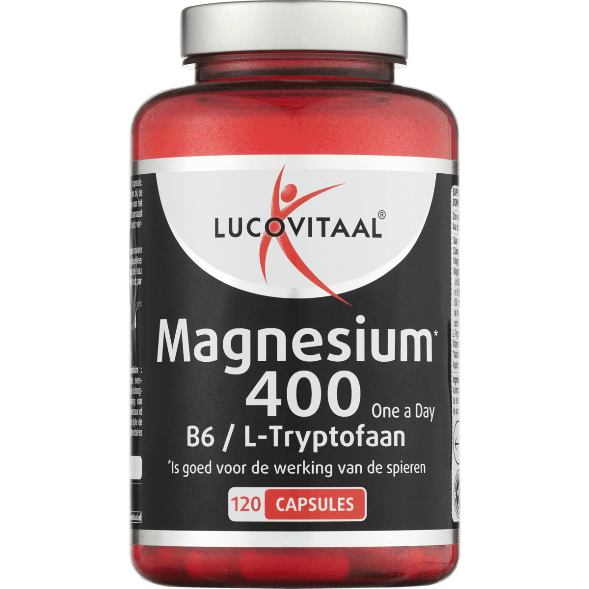Lucovitaal Magnesium 400 Vitamine B6 & LTryptofaan Capsules 120 EA Etos