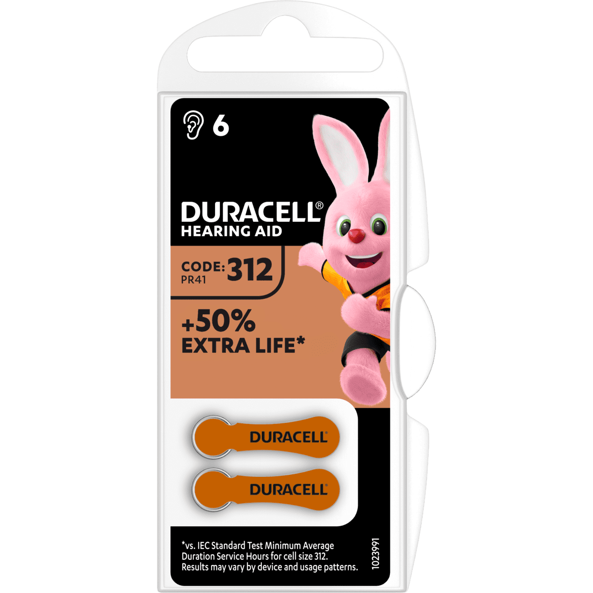 Duracell Hearing Aid Duralock Batterij 312