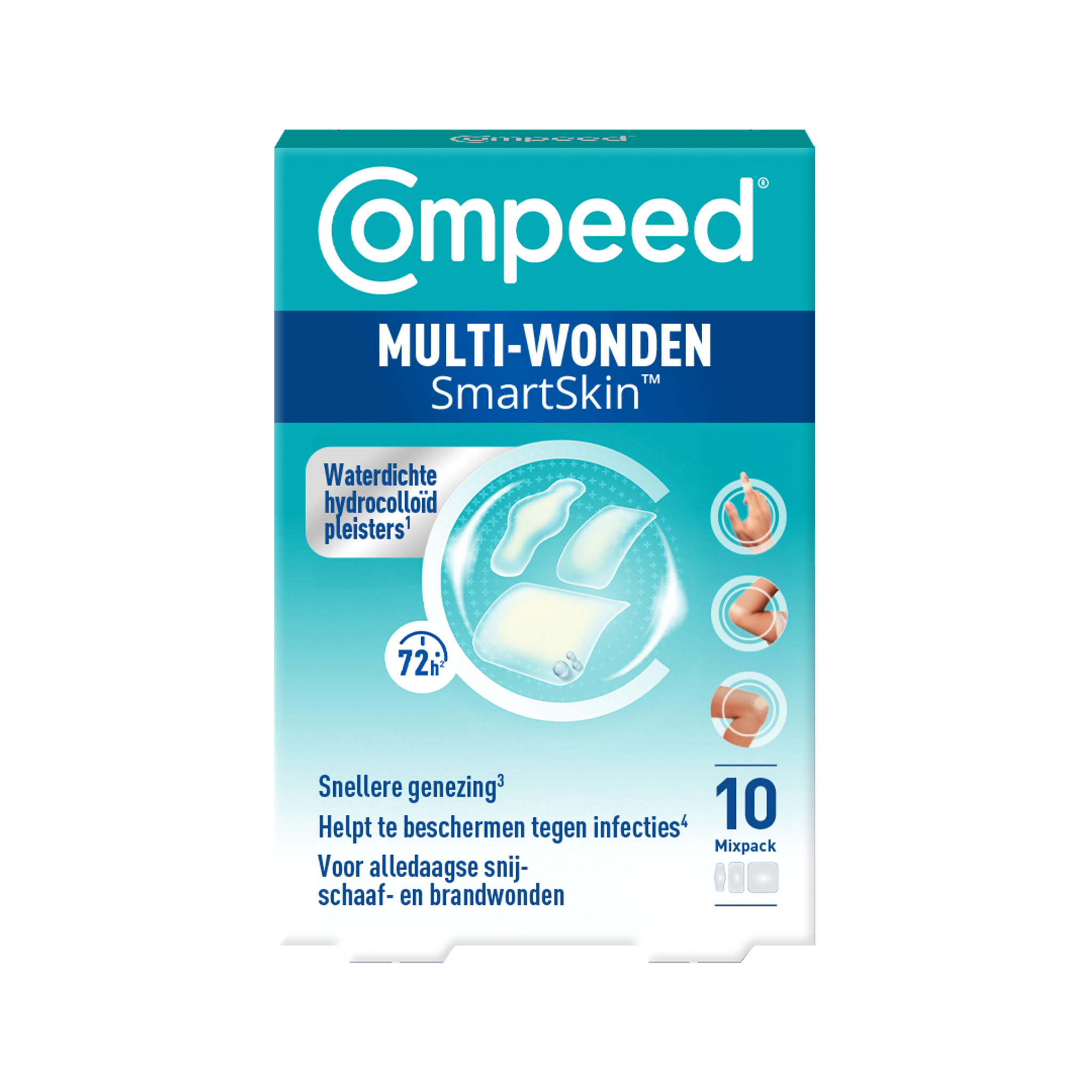 Compeed Smartskin Multiwond Mixpack 10 stuks