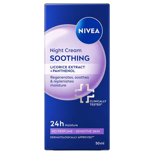 NIVEA Essentials +24H Sensitive Nachtcrème 50 ML