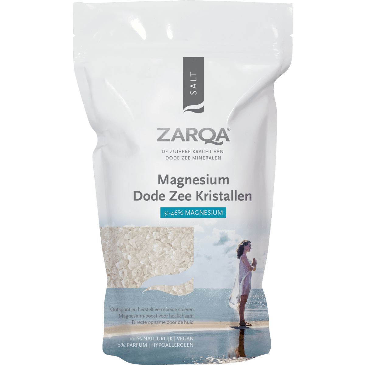 ZARQA Magnesium Dode Zeekristallen 1 KG