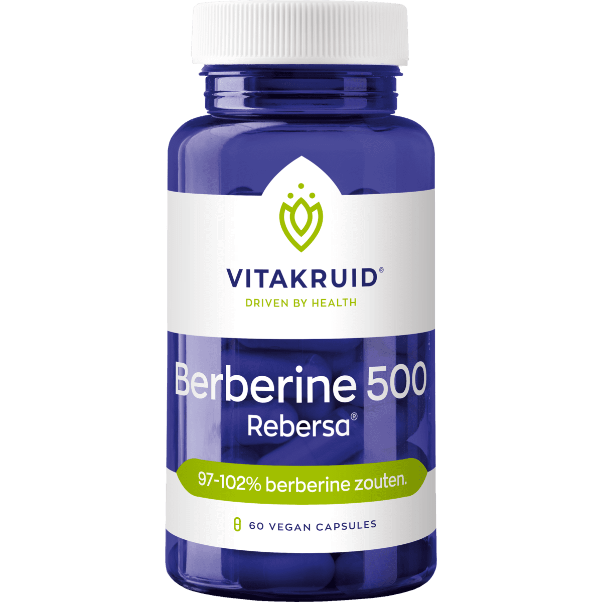 Vitakruid Berberine 500 Vegan Capsules 60 stuks