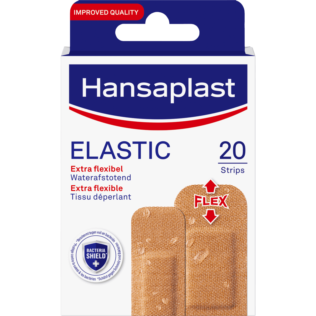 Hansaplast Elastic Waterproof Pleisters 20 stuks