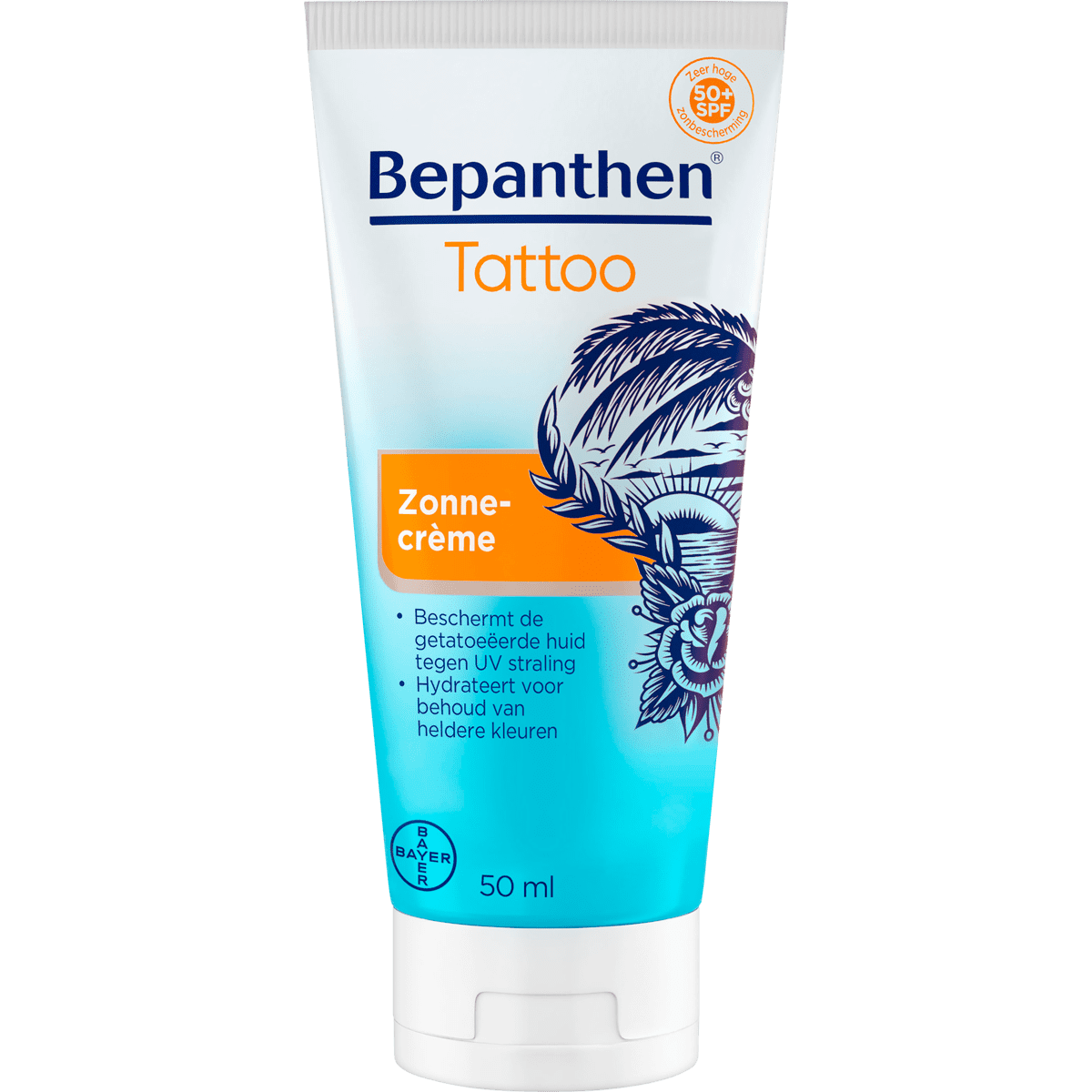 Bepanthen Tattoo Zonnecreme SPF50 50 ML