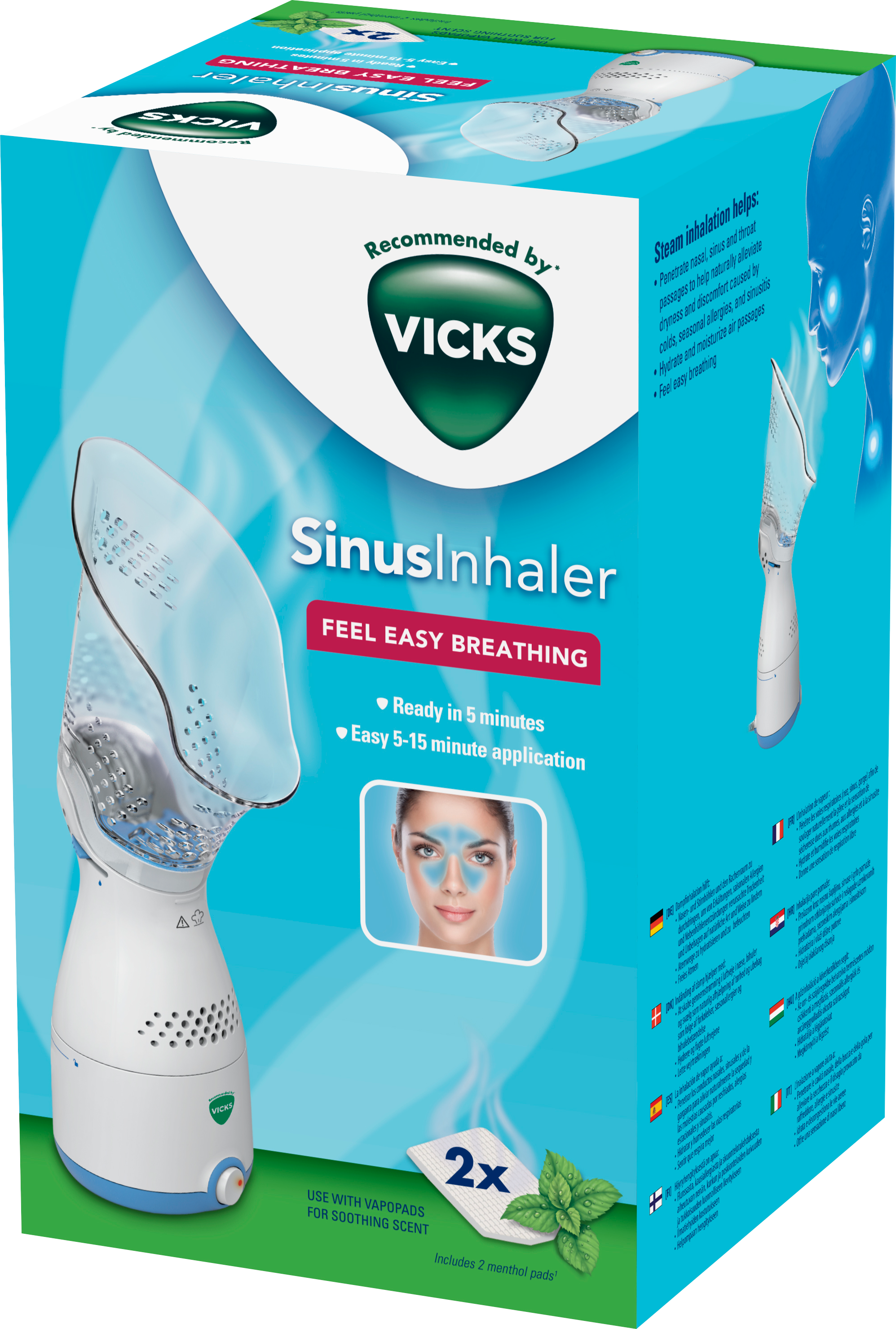 Vicks Sinus Inhaler Elektrische Stoominhaler