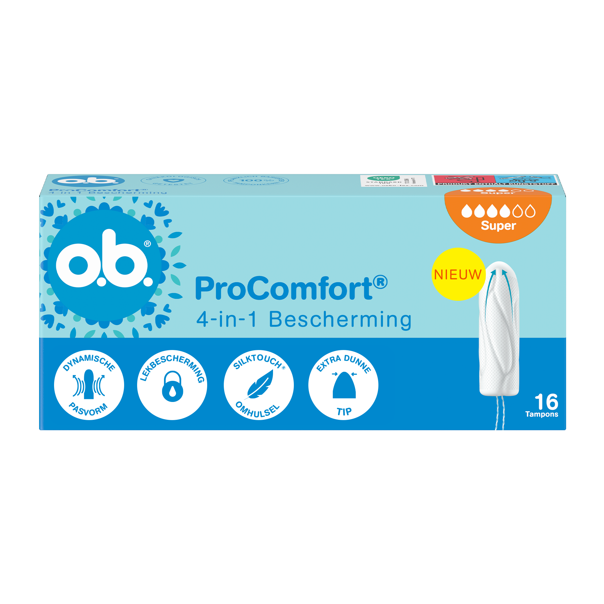 o.b.® Pro Comfort Advanced Super Tampons 16 Stuks