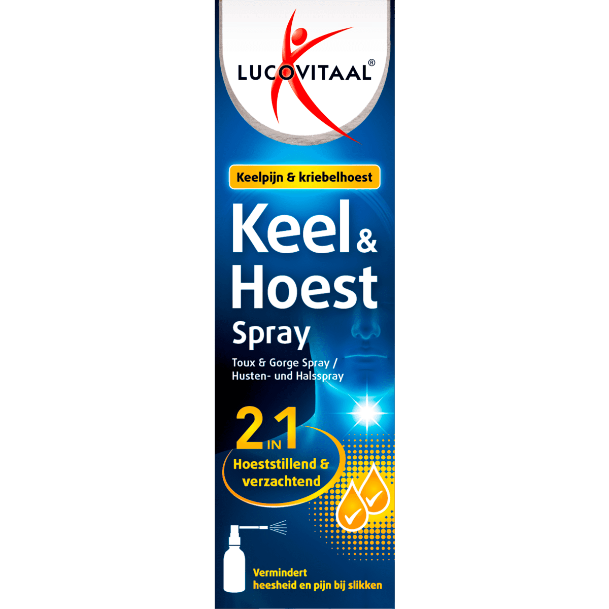 Lucovitaal Keel & Hoest Spray 20 ML
