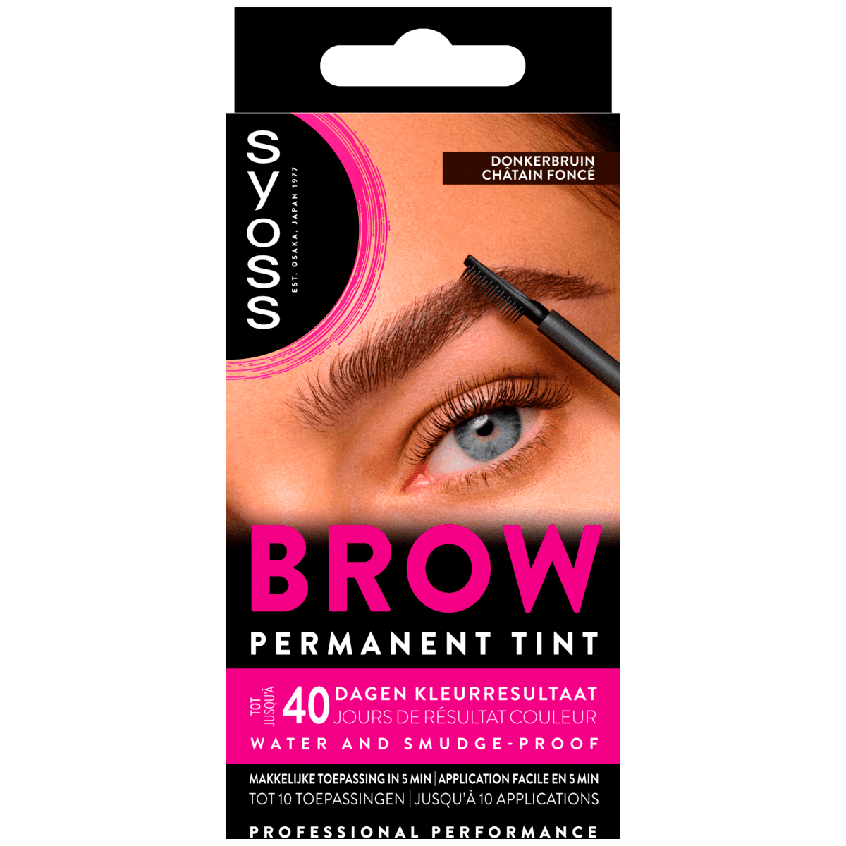 Syoss Browtint Wenkbrauw Verf Donkerbruin 1 stuk