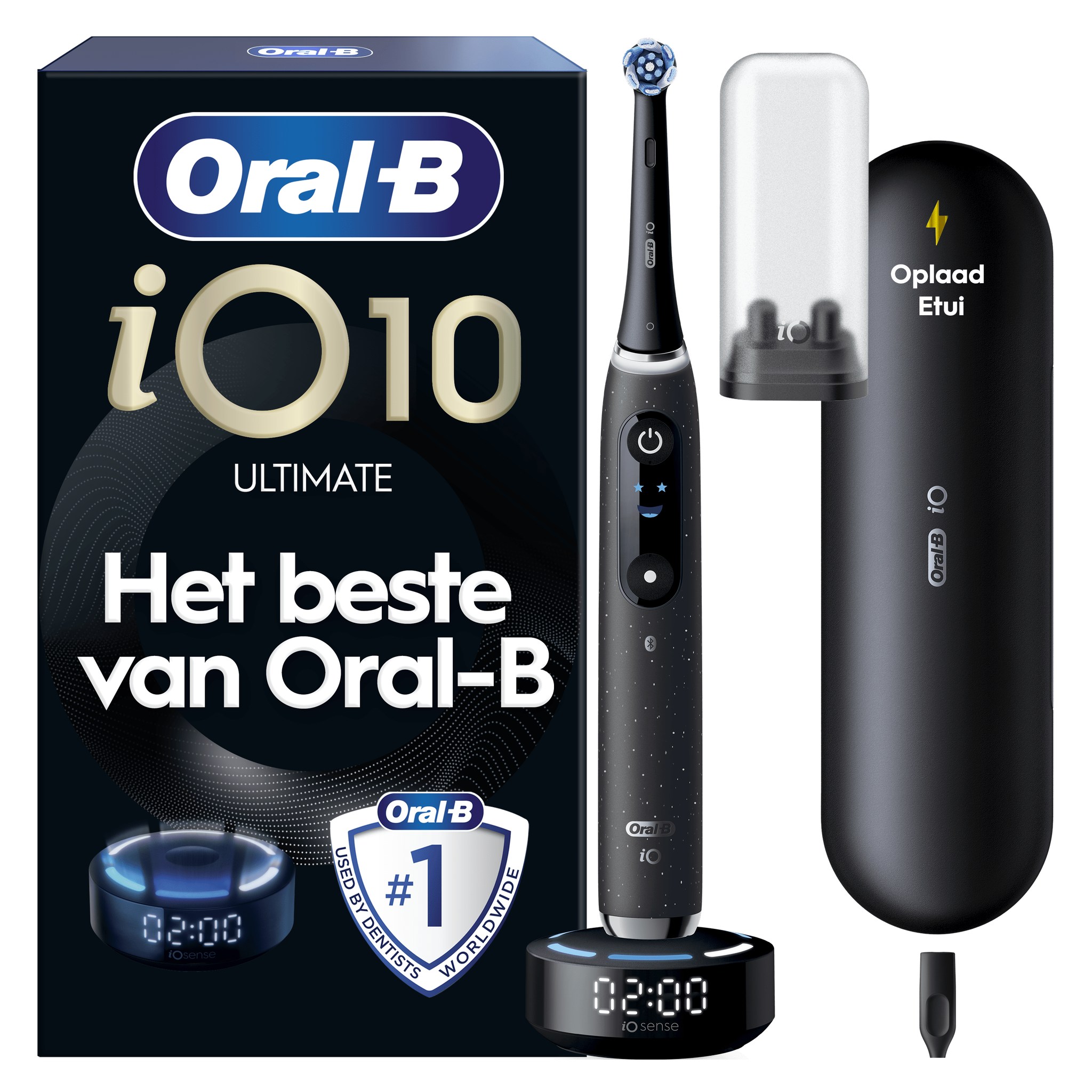 Oral-B iO 10 Zwart Elektrische Tandenborstel