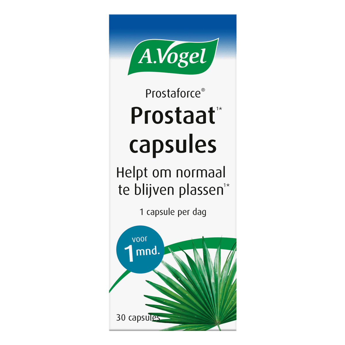 A.Vogel Prostaforce Helpt om Normaal te Blijven Plassen1 Capsules 30 stuks