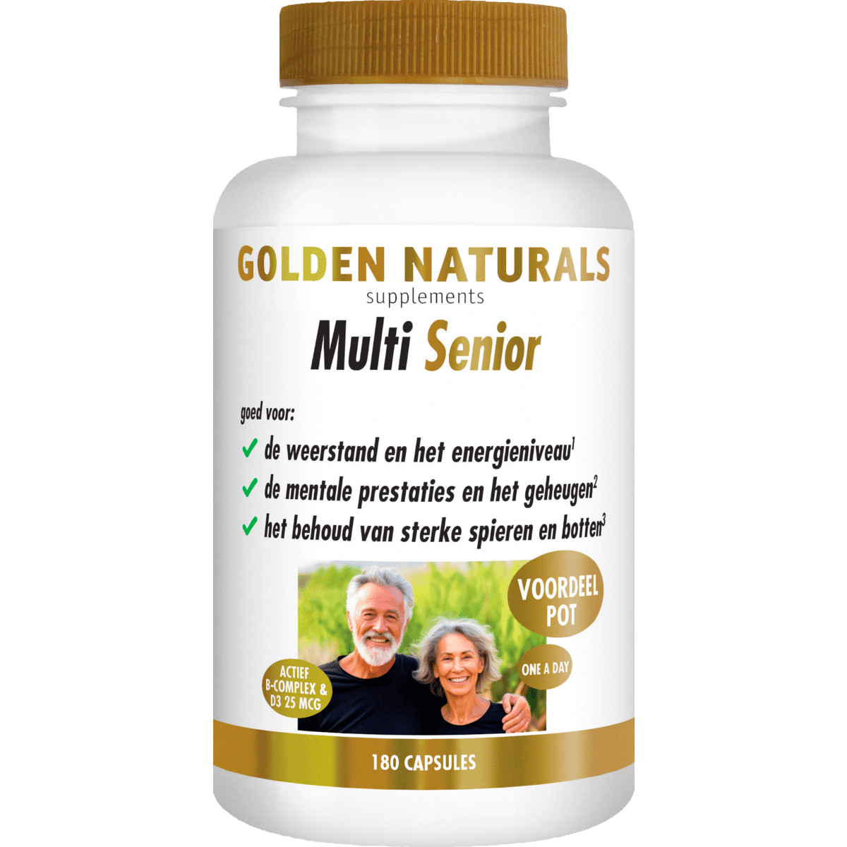 Golden Naturals Multi Senior Capsules 180 stuks