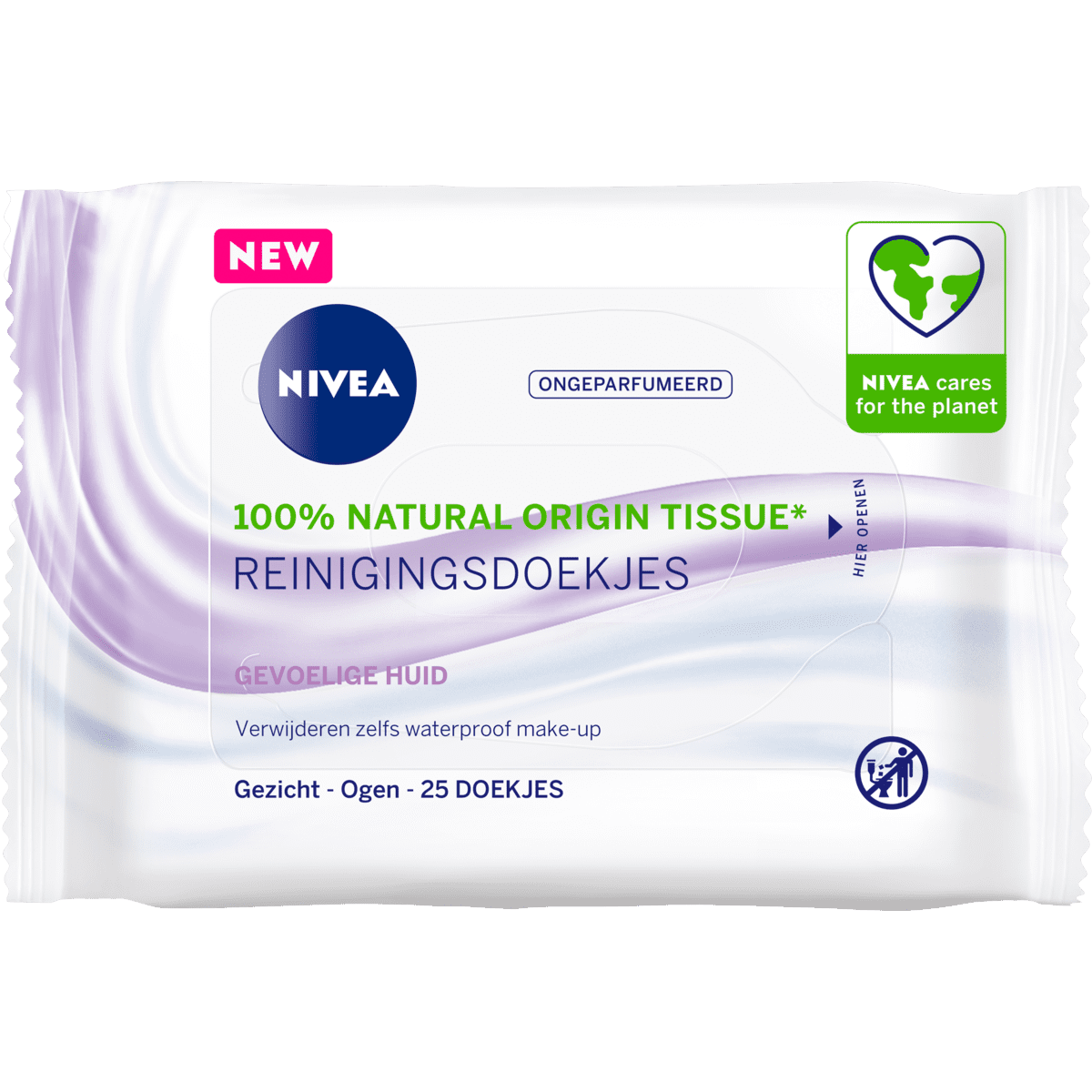 NIVEA Sensitive Reinigingsdoekjes 25 stuks 25 EA Etos