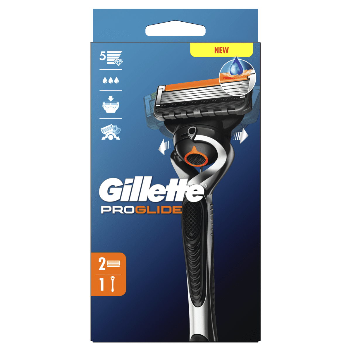 Gillette ProGlide Scheersysteem Met 2 Navulmesjes