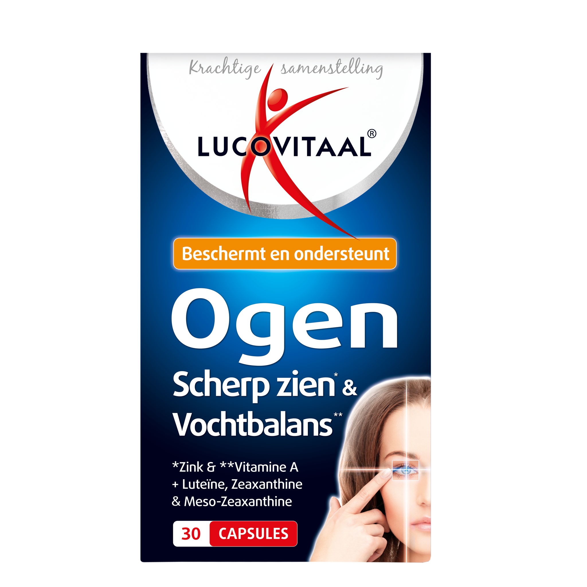 Lucovitaal Ogen, Scherp zien & Vochtbalans Capsules 30 stuks