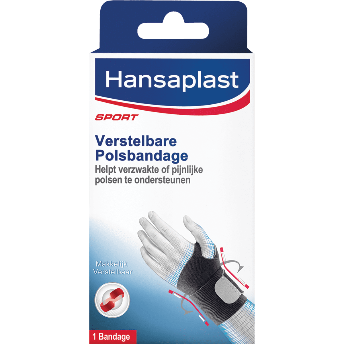 Hansaplast Sport Verstelbare Polsbandage 1 EA Etos