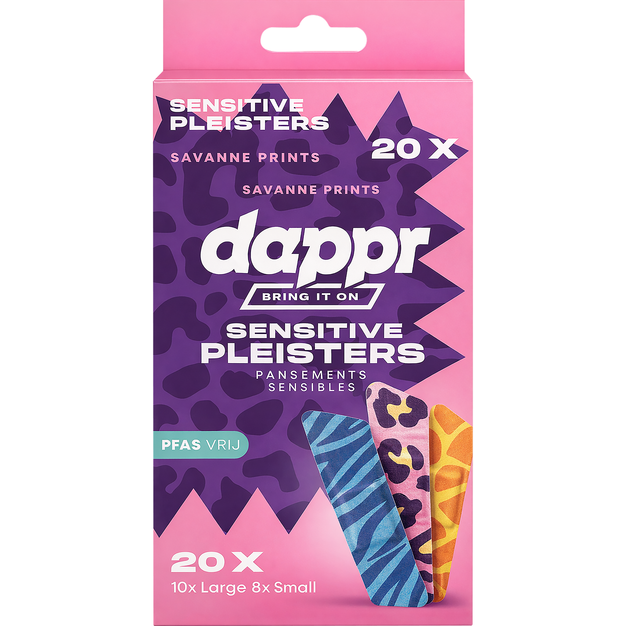 Dappr Sensitive Savanne Pleisters 20 stuks