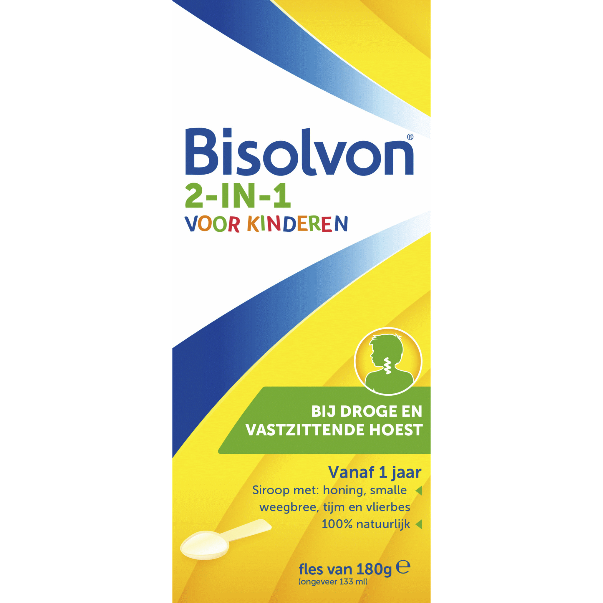 Bisolvon 2-in-1 Bij Droge En Vastzittende Hoest Voor Kinderen 133 ML