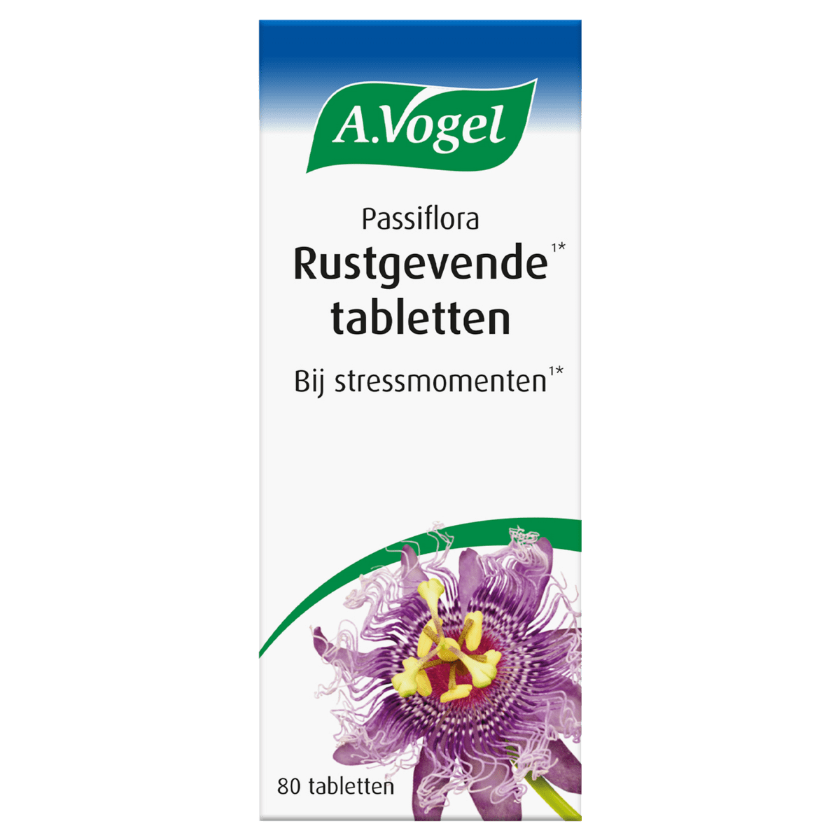 A.Vogel Passiflora Rustgevende1* Tabletten Helpt Bij Stressmomenten1* 80 stuks