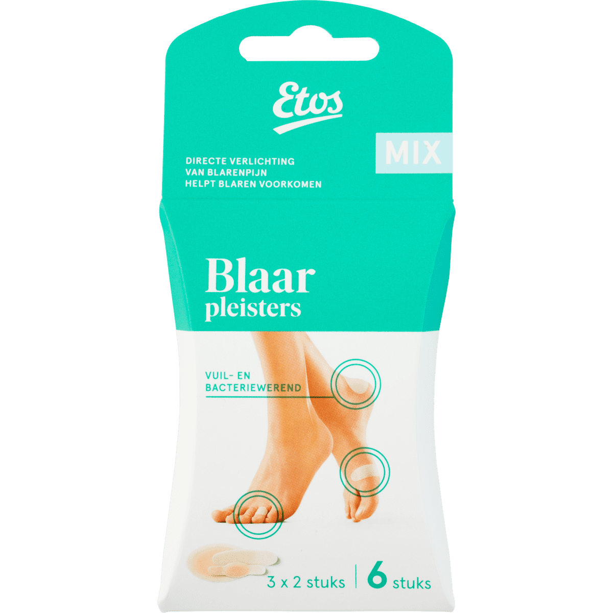 Etos Blaarpleister Mix Pleisters 6 stuks