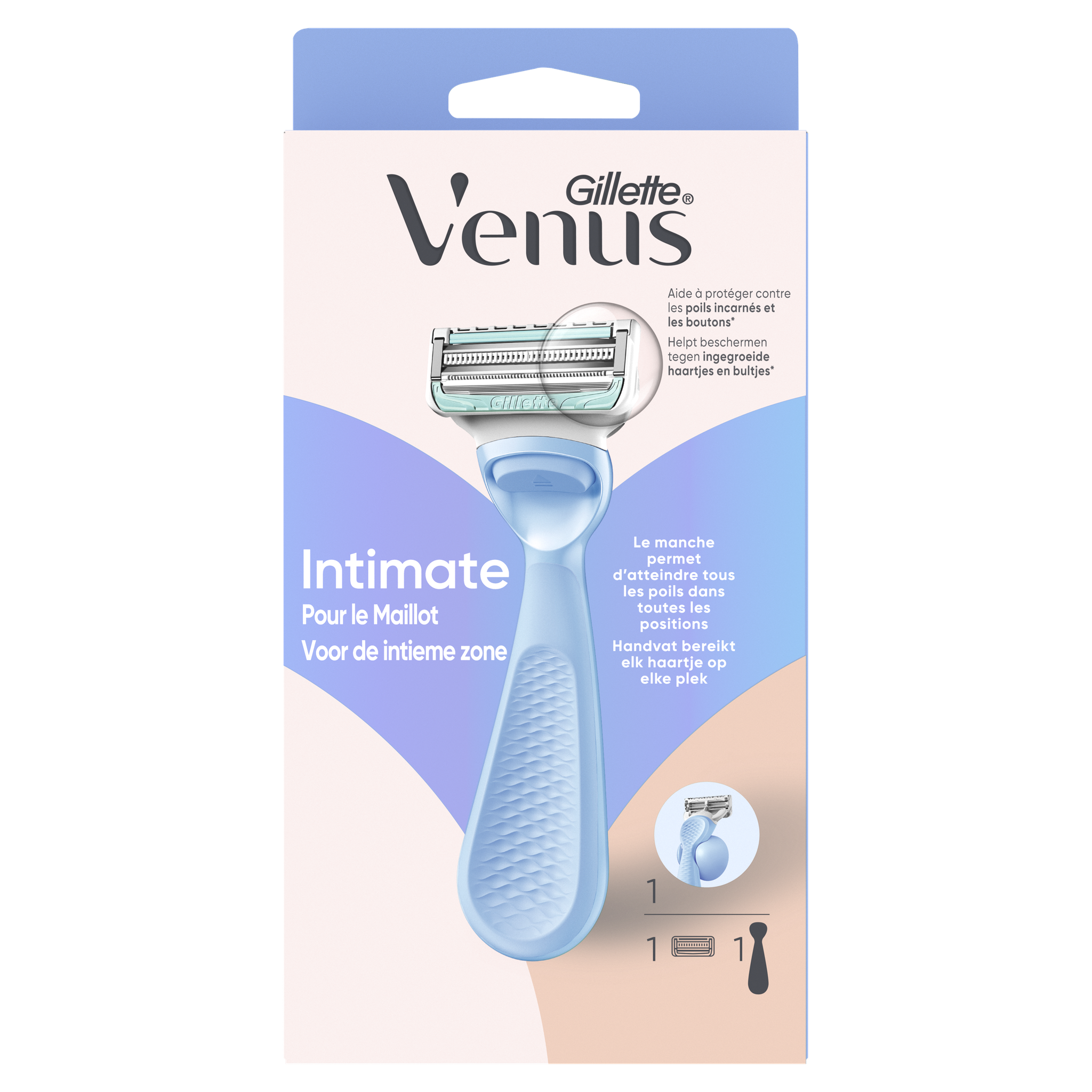 Gillette Venus Intimate Scheersysteem Met 1 Navulmesje