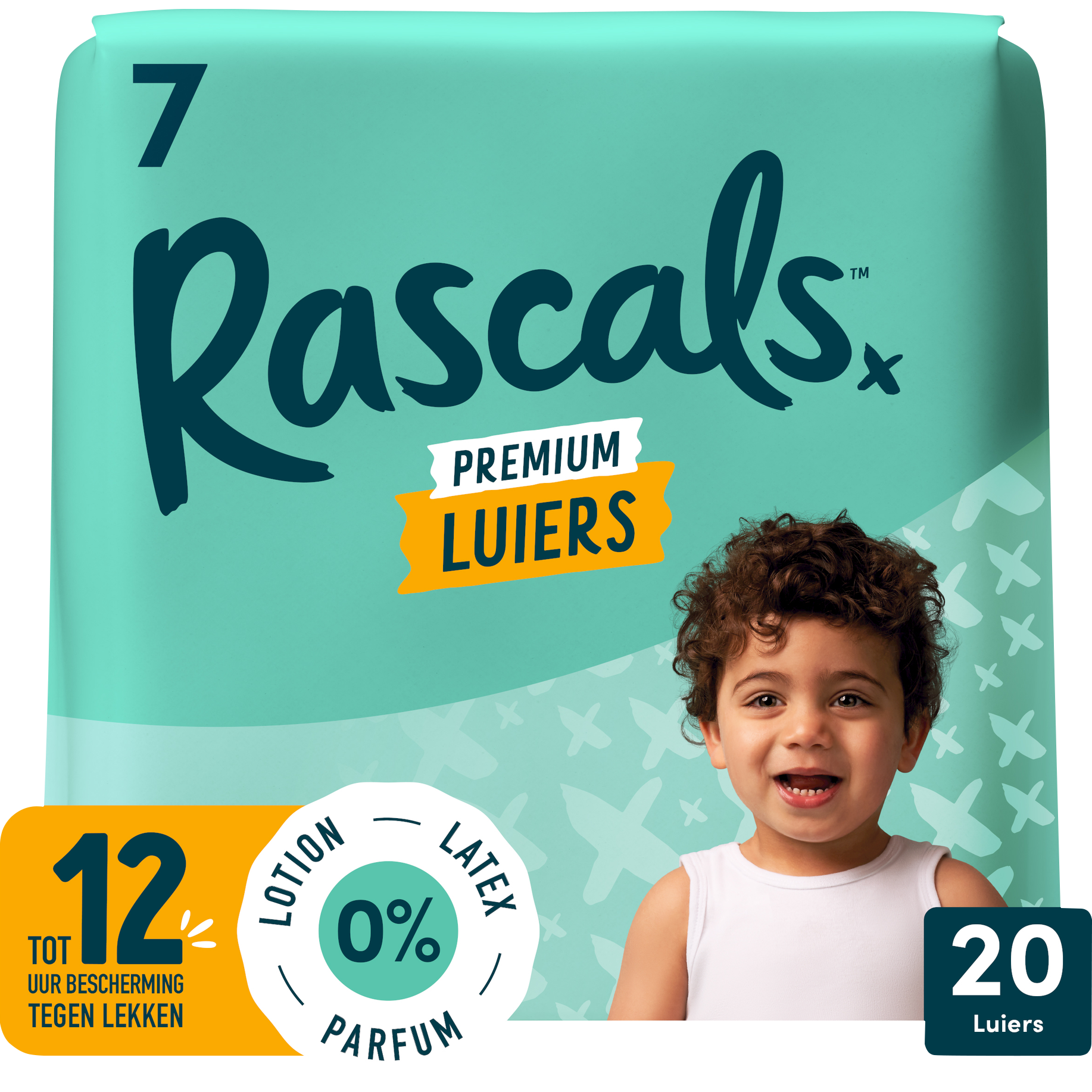 Rascals Premium Luiers Maat 7 17+ KG 20 stuks