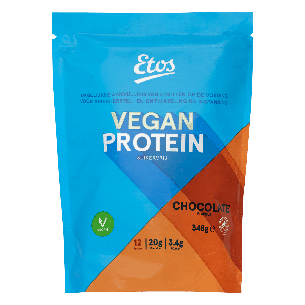 Etos Vegan Protein Chocoladesmaak 324 gram 324 GR Etos
