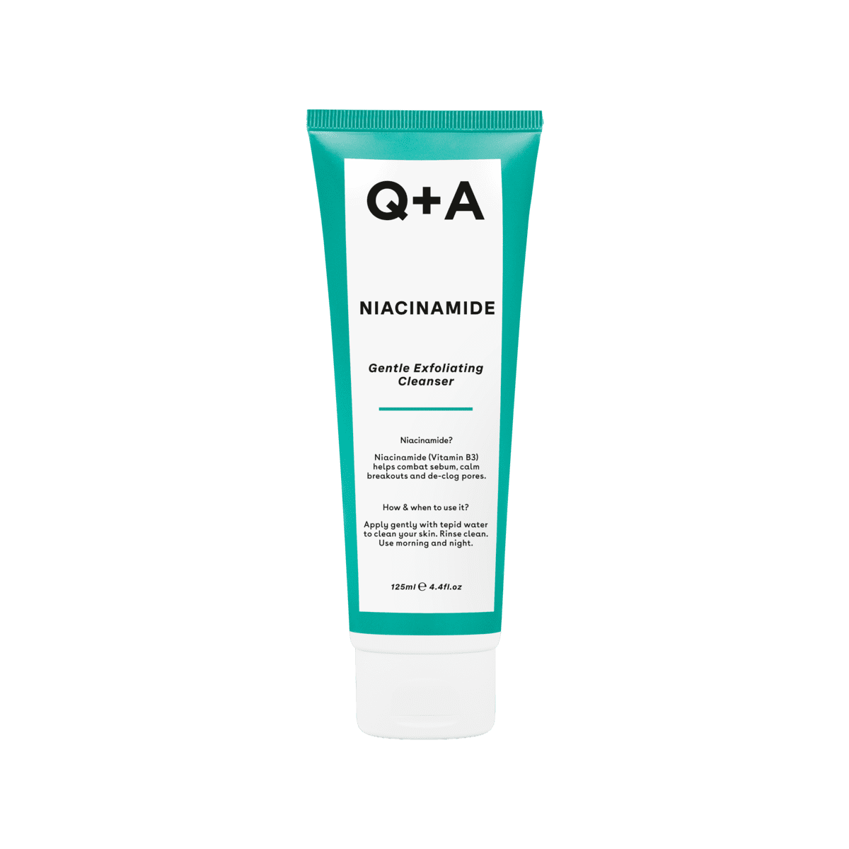 Q+A Niacinamide Gentle Exfoliating Cleanser 125 ML