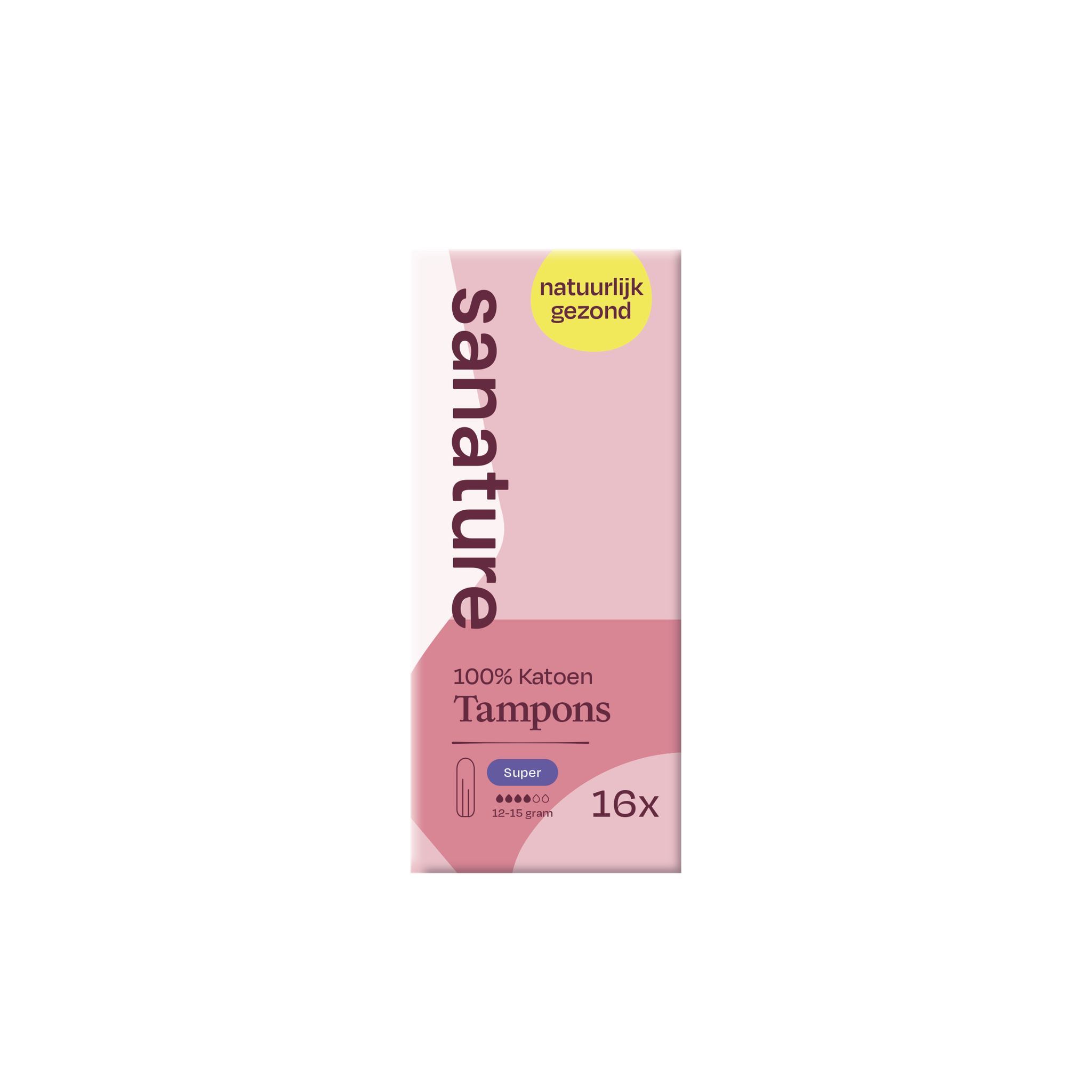 Sanature 100% Katoenen Tampons Super 16 stuks