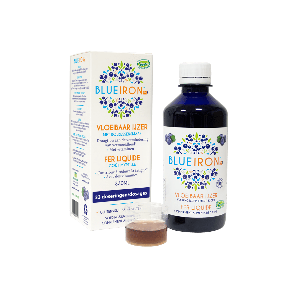 Blueiron Vloeibaar IJzer Elixer Original 330 ML