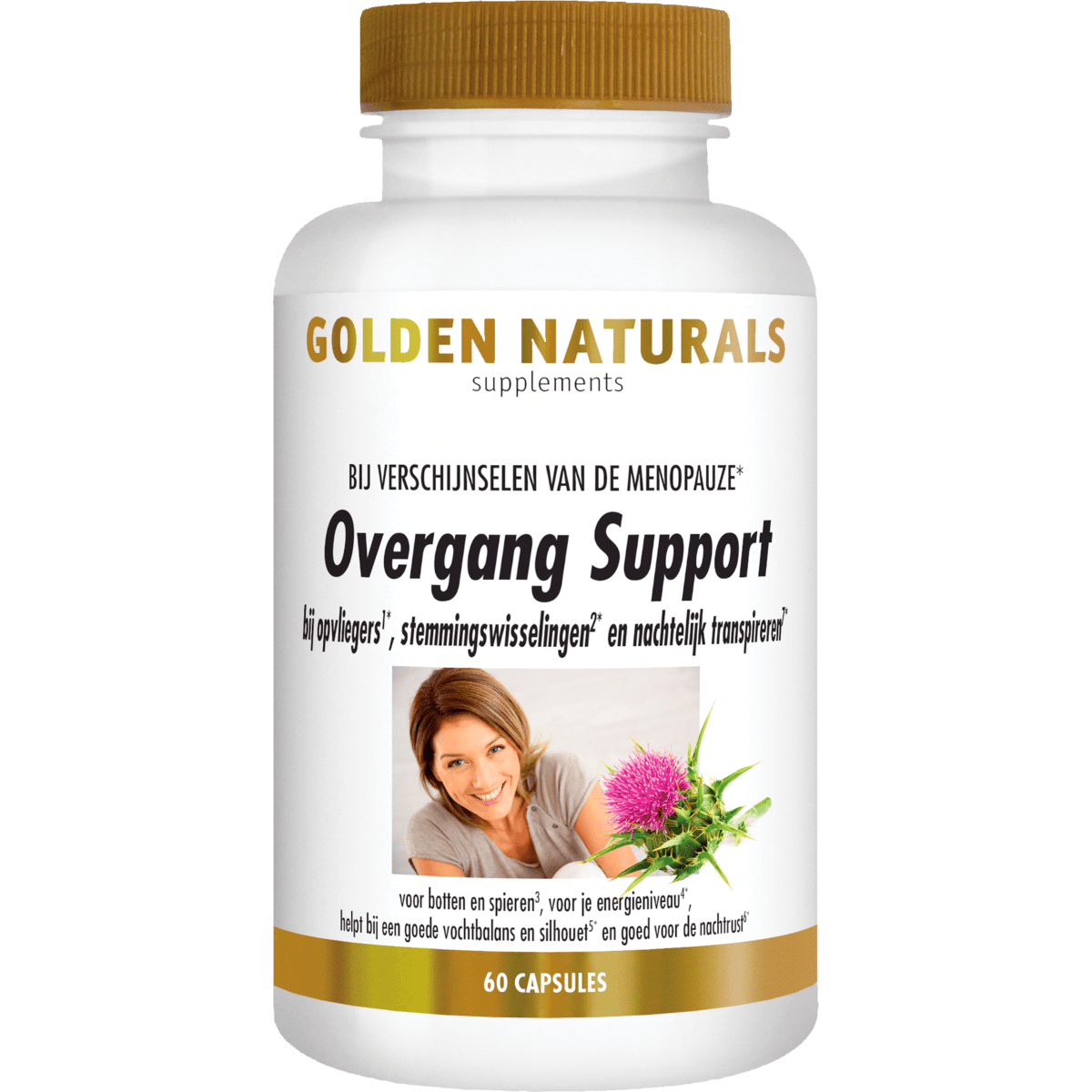 Golden Naturals Overgang Support Vegan Capsules 60 stuks