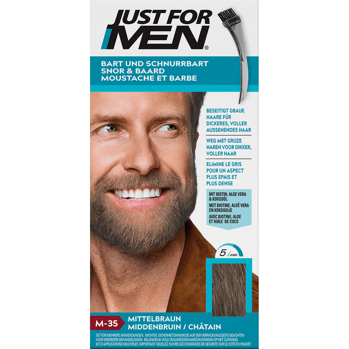 Just For Men Snor & Baard Middenbruin M35