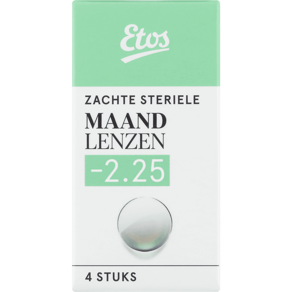 Etos Zachte Maandlenzen -2.25 4 stuks