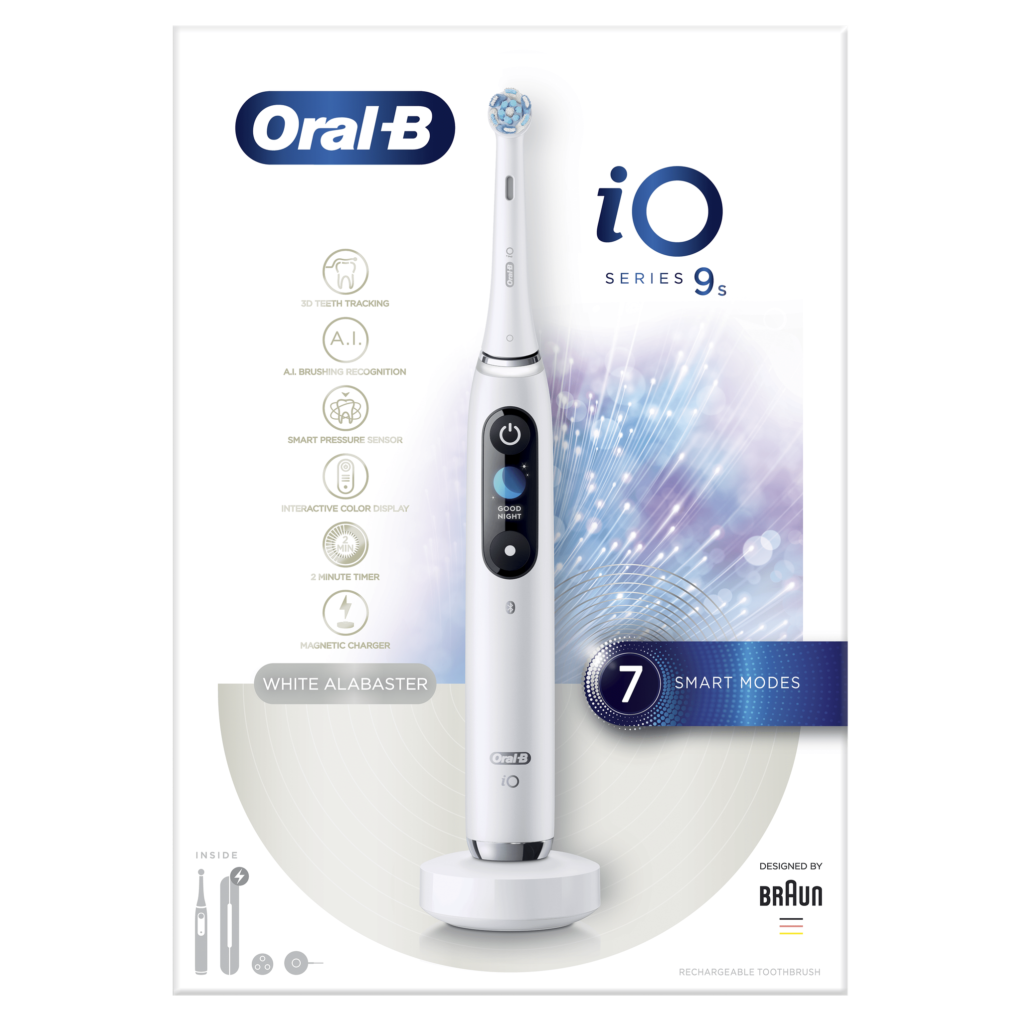 Oral-B iO 9s Wit Elektrische Tandenborstel