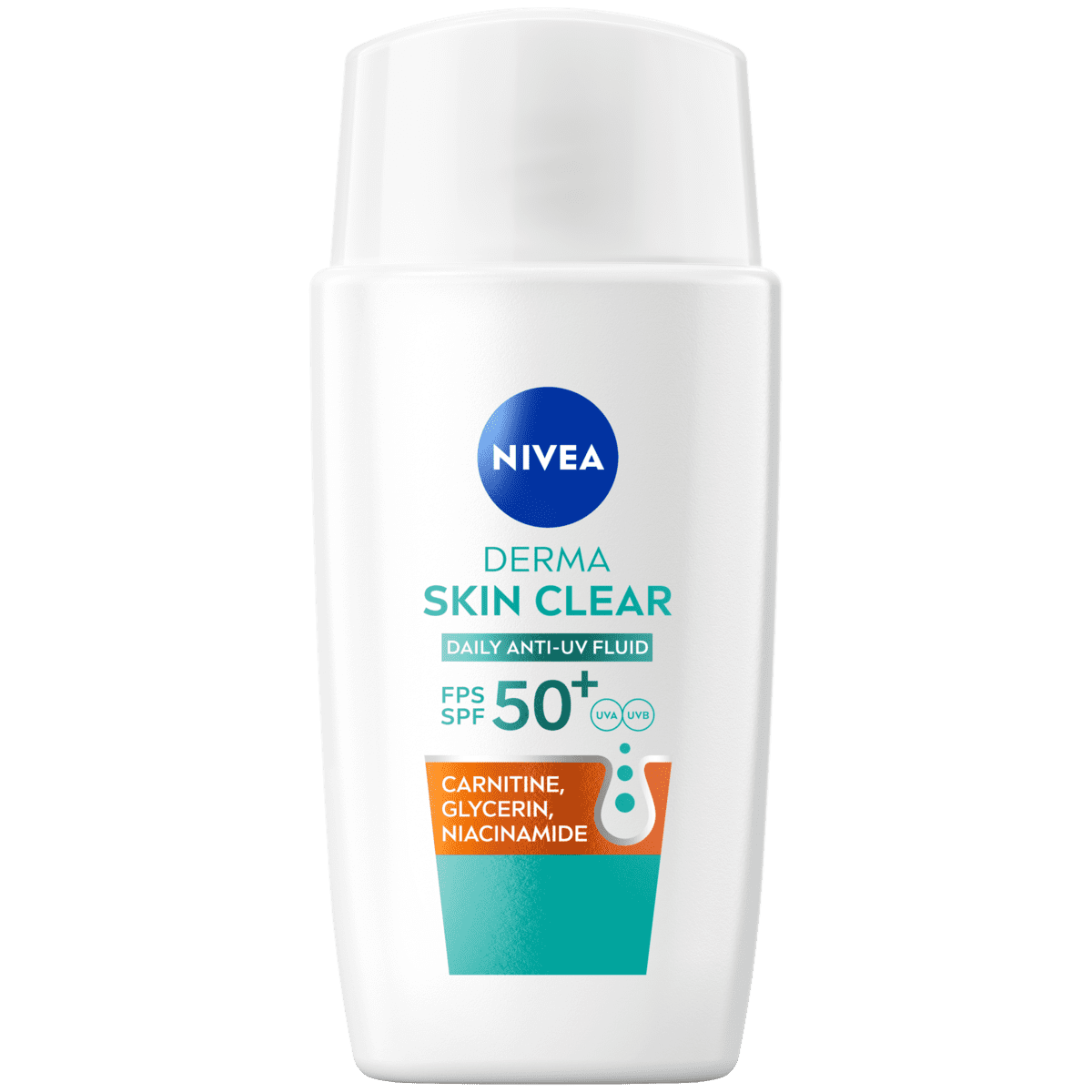 NIVEA Derma Skin Clear Daily Fluid Spf50+ 40ML
