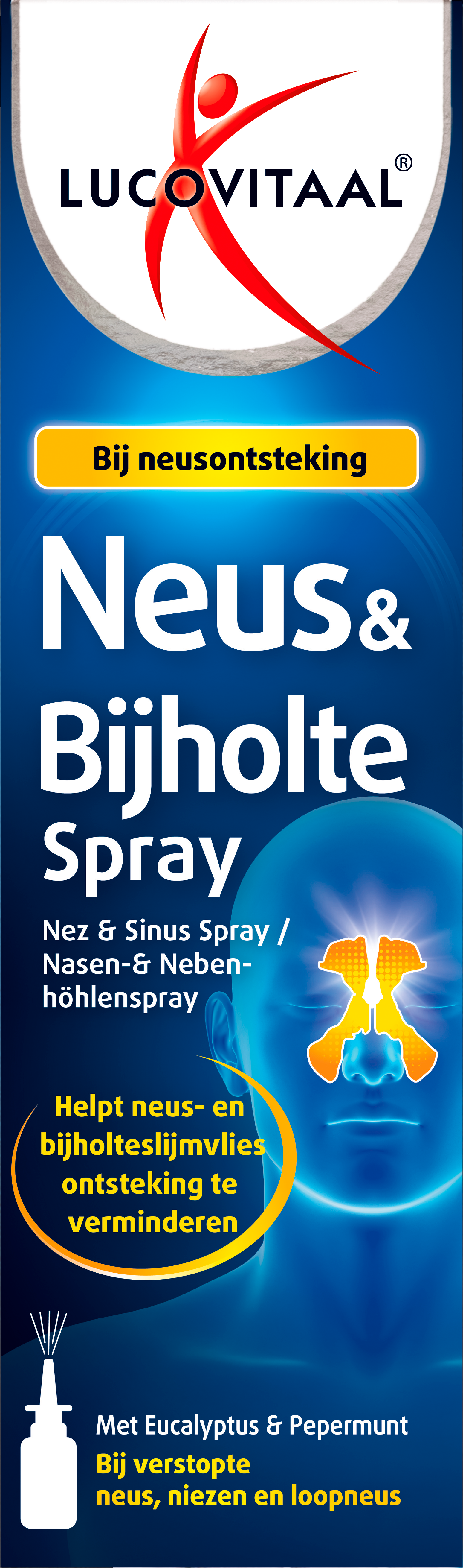 Lucovitaal Neus & Bijholte Spray 10 ML