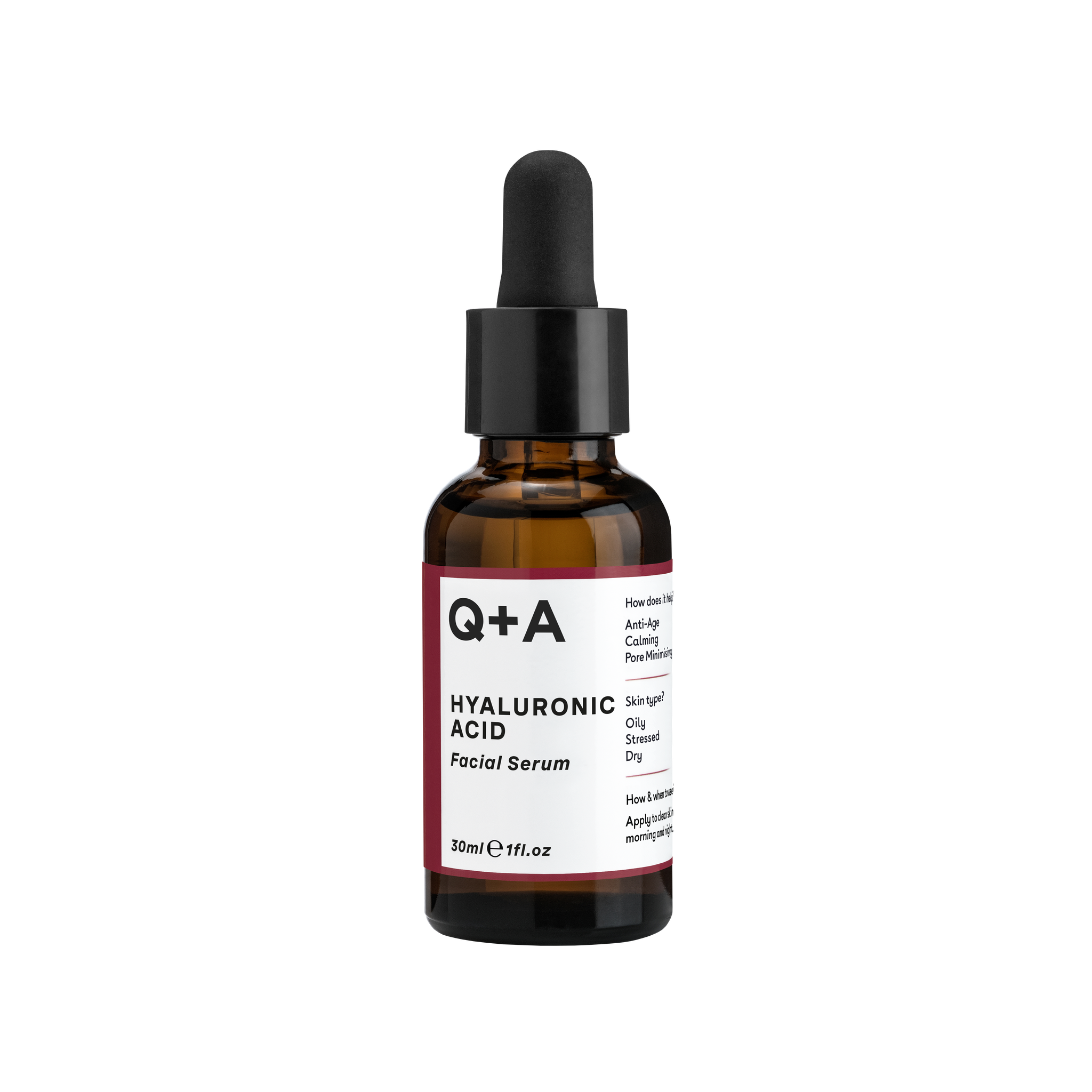 Q+A Hyaluronic Acid Facial Serum 30 ML