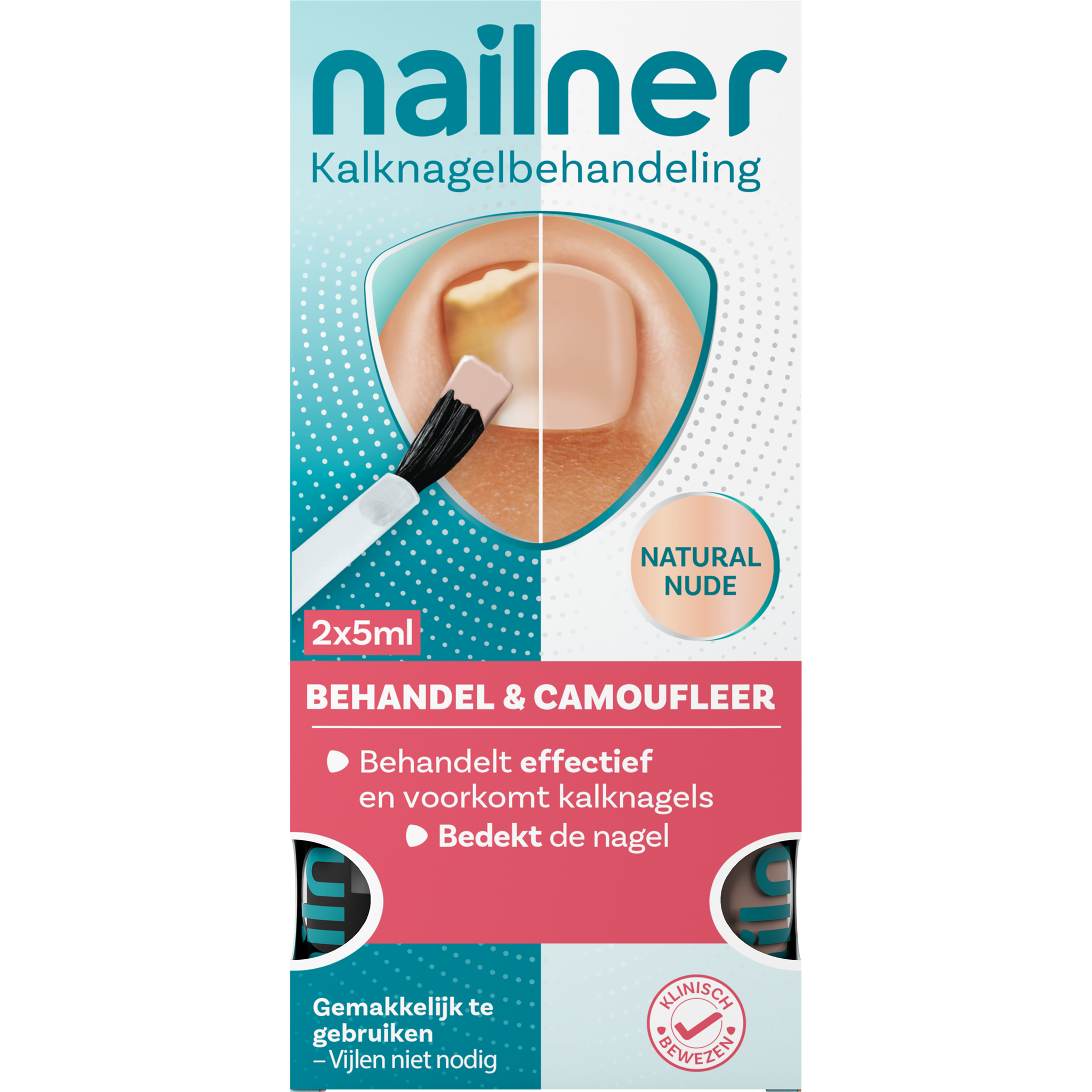 Nailner Behandel & Camoufleer 2x5 ML