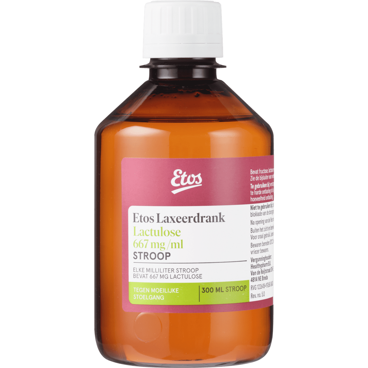 Etos Laxeerdrank Lactulose 667 MG/ML Stroop 300 ML