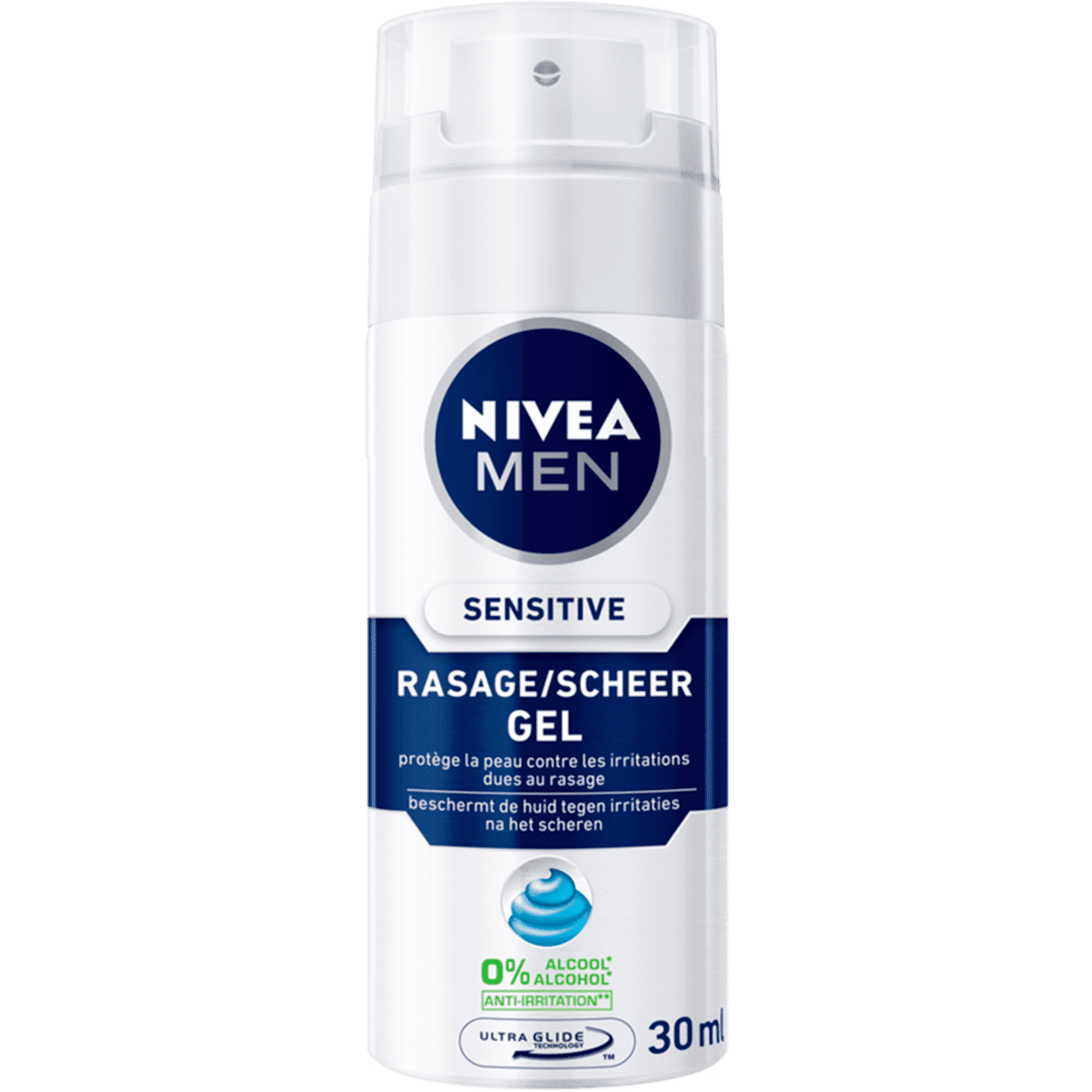 NIVEA MEN Sensitive Scheergel Mini 30 ML