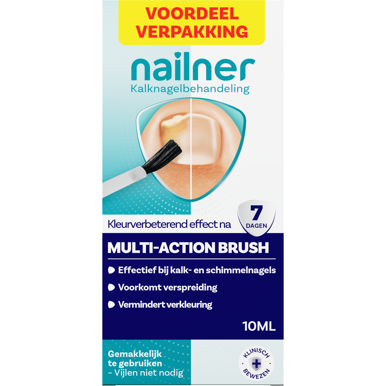 Nailner Kalknagelkwastje Multi-Action 10 ML