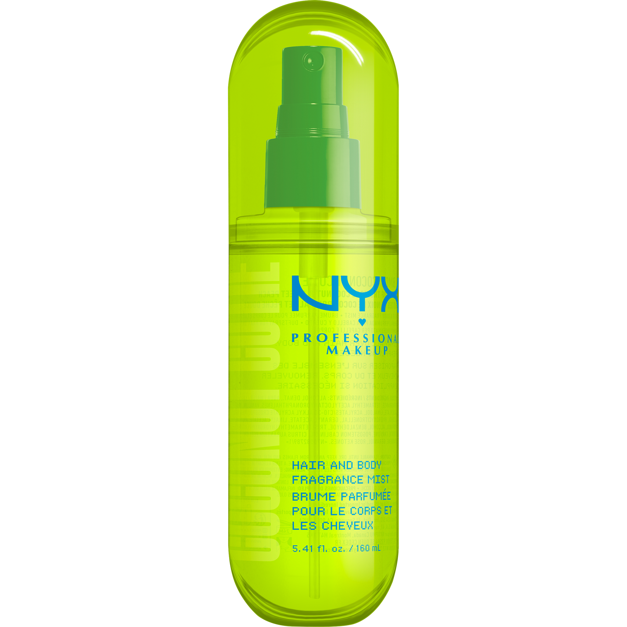 NYX Professional Makeup Hair & Body Fragrance Mist Coconut Cutie160 ML