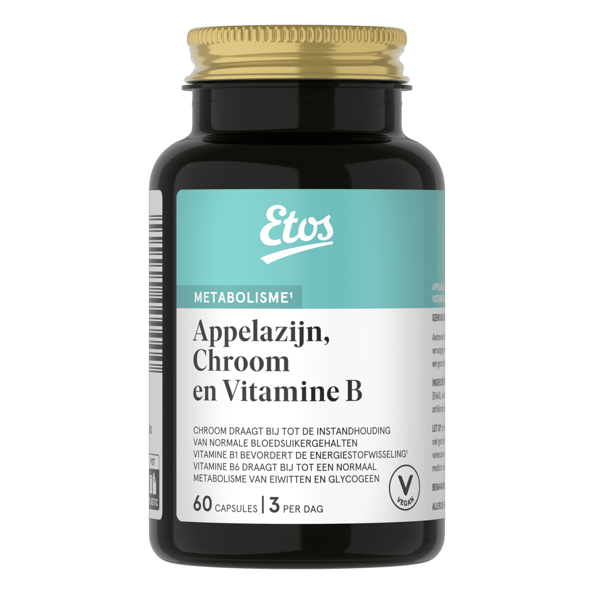 Etos Appelazijn Chroom Vit B Capsules 60 stuks