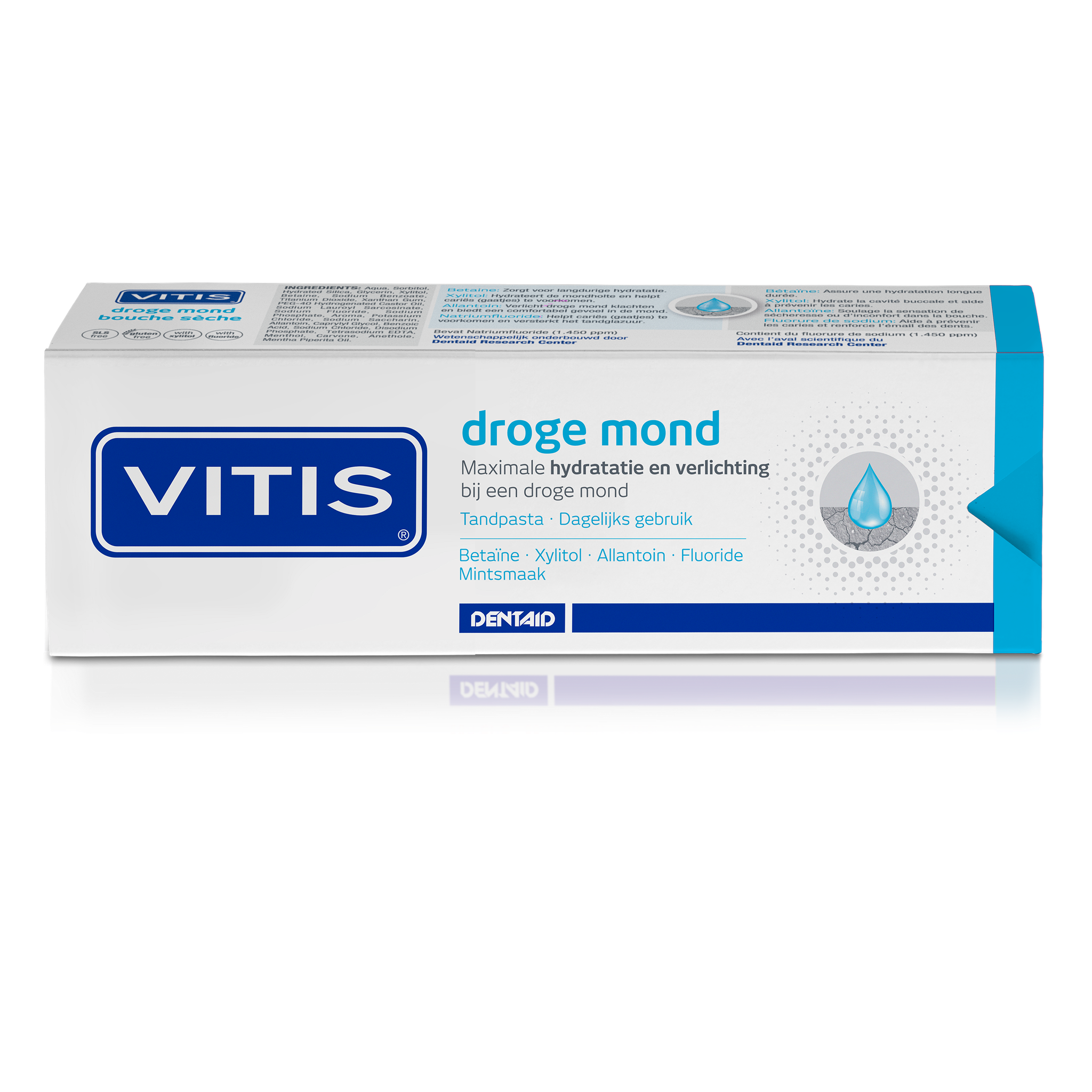 Vitis® Droge Mond Tandpasta 75 Ml