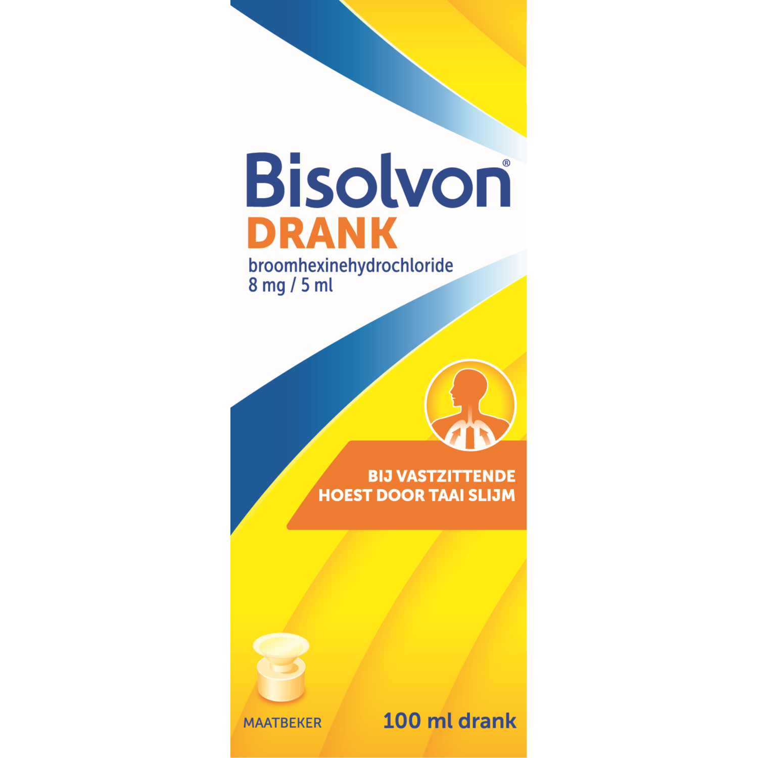 Bisolvon Drank Bij Vastzittende Hoest Voor Volwassen 8 Mg/5 Ml