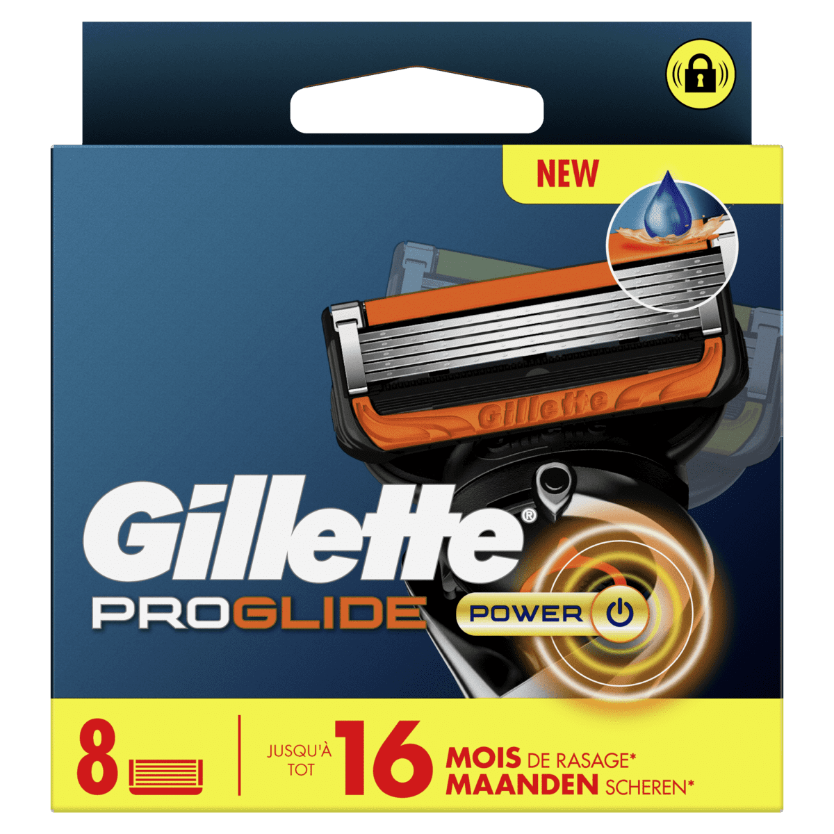 Gillette ProGlide Power Navulmesjes 8 stuks