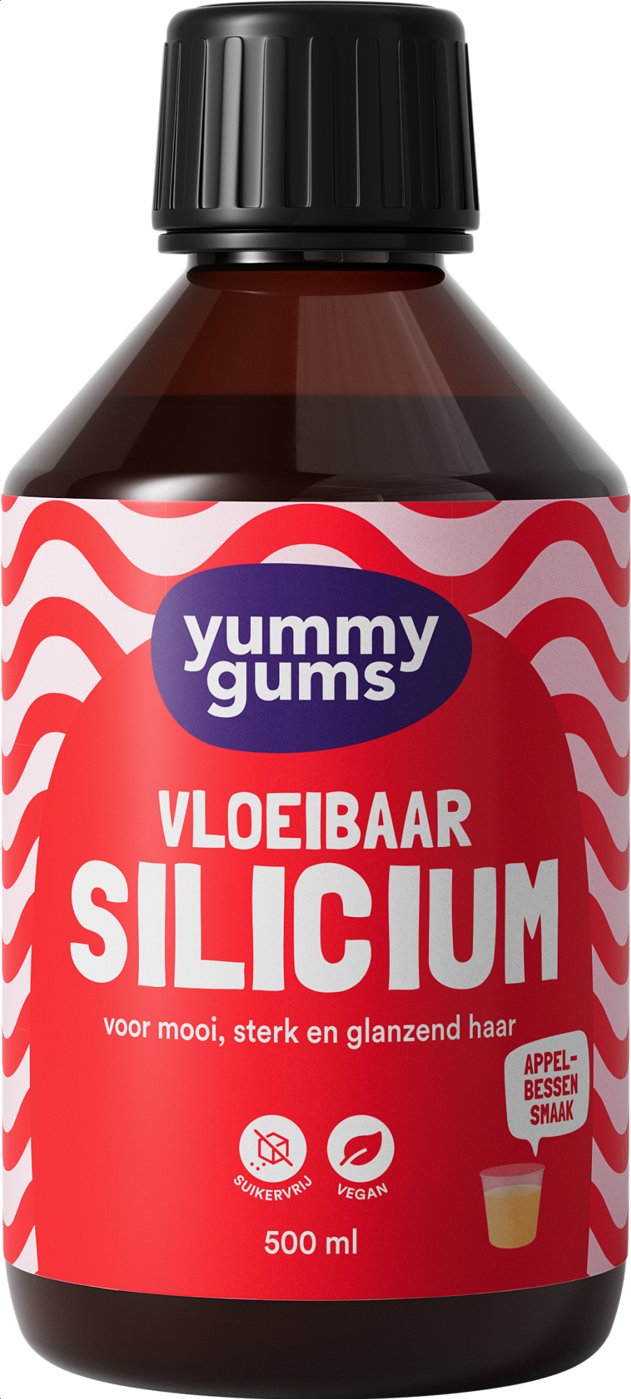 Yummygums Vloeibaar Silicium Suikervrij 500 ML