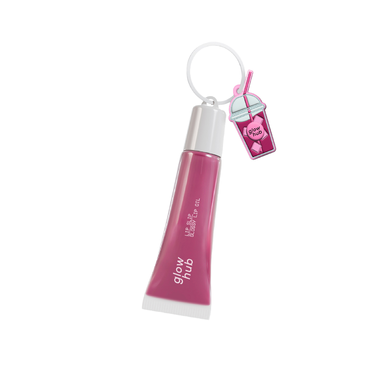 Glow Hub Lip Slip Glossy Lip Oil Raspberry 12Ml