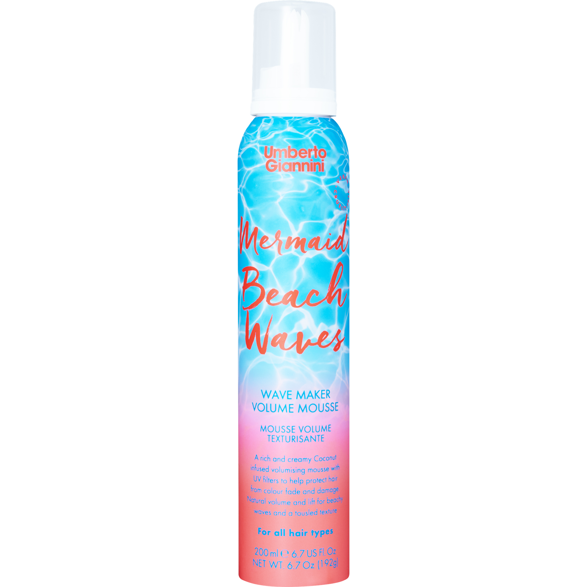 Umberto Giannini Mermaid Beach Waves Wave Maker Volume Mousse 200 ML